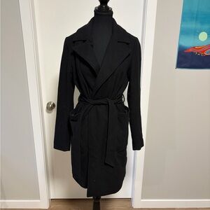 Classic Black Trench Coat